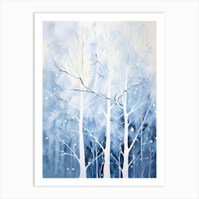 Winter Trees 1 Art Print