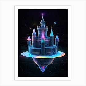 Castle In Space Art Print