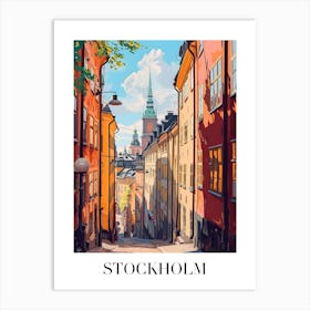 Stockholm City Art Print