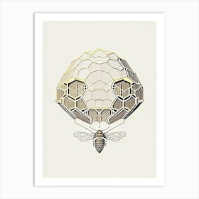 Drones Beehive 1 William Morris Style Art Print