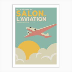 SALON L'AVIATION Art Print