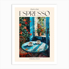 Verona Espresso Made In Italy 2 Poster Art Print
