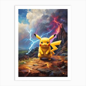 Pikachu 6 Art Print