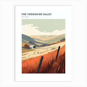 The Yorkshire Dales England 2 Hiking Trail Landscape Poster Art Print