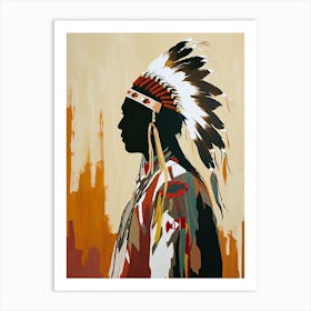 Apache Aesthetics; A Minimalist Journey ! Native American Art Art Print