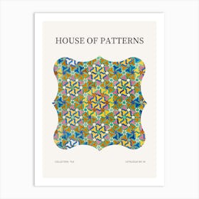 Tile Pattern Poster 35 Art Print