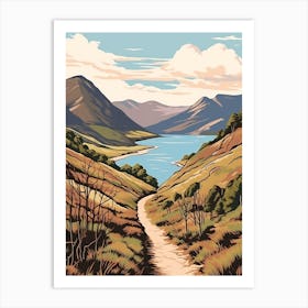 West Highland Way Scotland 3 Vintage Travel Illustration Art Print