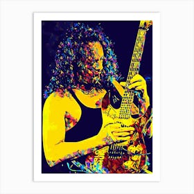 Kirk Hammett Metallica band music 3 Art Print