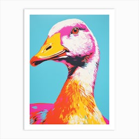 Andy Warhol Style Bird Goose 3 Art Print