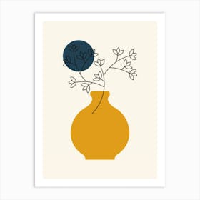 Vase With Flowers Art Print