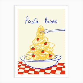 Pasta Lover Art Print Art Print