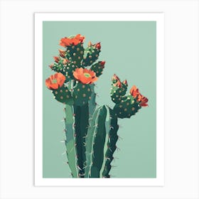 Lophophora Williamsii Minimalist 1 Art Print