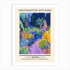 Walthamstow Wetlands London Parks Garden 3 Art Print