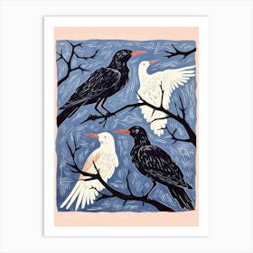 Crows Art Print