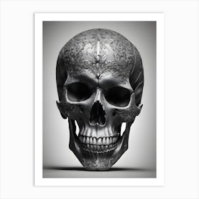 Skull 3d Art Print