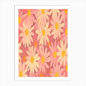 Daisy Pattern 1 Poster