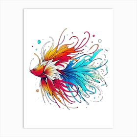 Creative Abstract Visual 122 Art Print