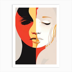 Woman'S Face 26 Art Print