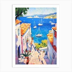 Hvar Croatia 1 Fauvist Painting Art Print