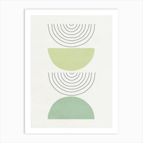 Lines and Shapes - G01 Art Print