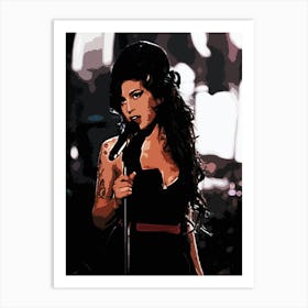 Amy Winehouse 3 Art Print