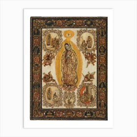 Guadalupe Tile Art Print