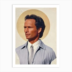 Ed Harris Retro Collage Movies Art Print