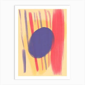 Balance Pastel Colours Abstract 5 Art Print