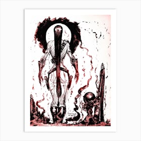 BLOOD MOON #2 Art Print