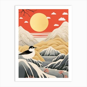 Bird Illustration Common Tern 3 Art Print