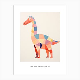 Nursery Dinosaur Art Parasaurolophus 4 Poster Art Print