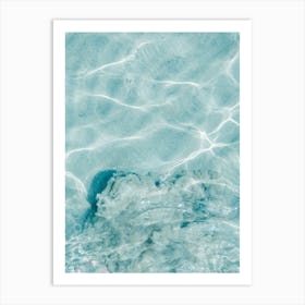 Clear Blue Water Art Print