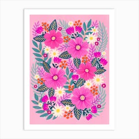 Pink Garden Art Print