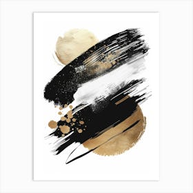 Abstract Brushstrokes 33 Art Print