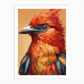 Colorful Bird Art Print