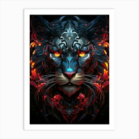 Lion Art Art Print