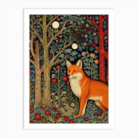 William Morris Fox In The Forest Art Print