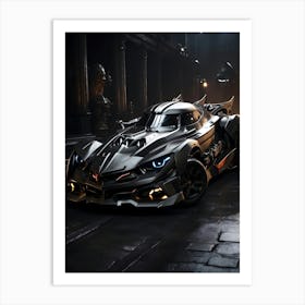 Batman Batmobile 11 Art Print