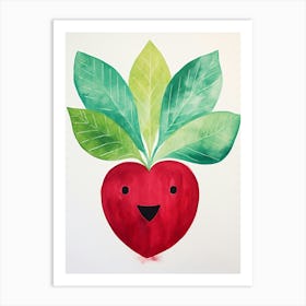 Friendly Kids Beetroot 2 Art Print