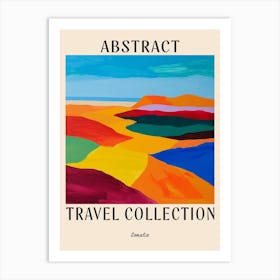 Abstract Travel Collection Poster Somalia 1 Art Print