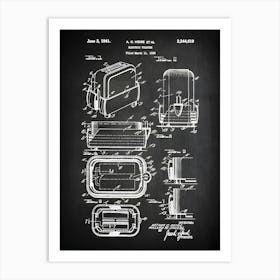 Kitchen Art Kitchen Toaster Poster Kitchen Patent Kitchen Wall Art Vintage Kitchen Poster Toaster Cook Print, Patent Print Hk6191 Art Print