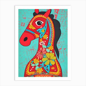 Chinese Horse 1 Art Print