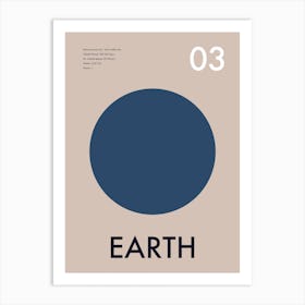 Earth Planet Galactic Art Print