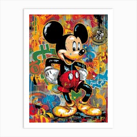 Mickey Mouse 3 Art Print