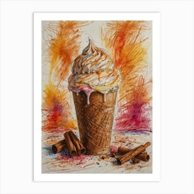 Ice Cream 3 Art Print