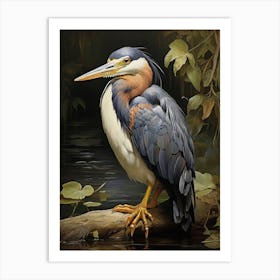 Heron art print 1 Art Print