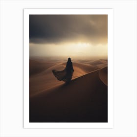 Desert Woman Art Print