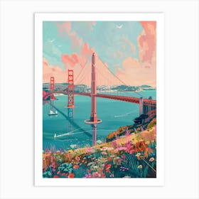 Golden Gate Bridge 3 Art Print