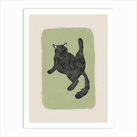 Black Cat Art Print