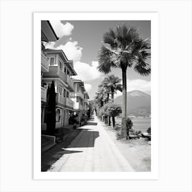 Fethiye, Turkey, Photography In Black And White 4 Art Print